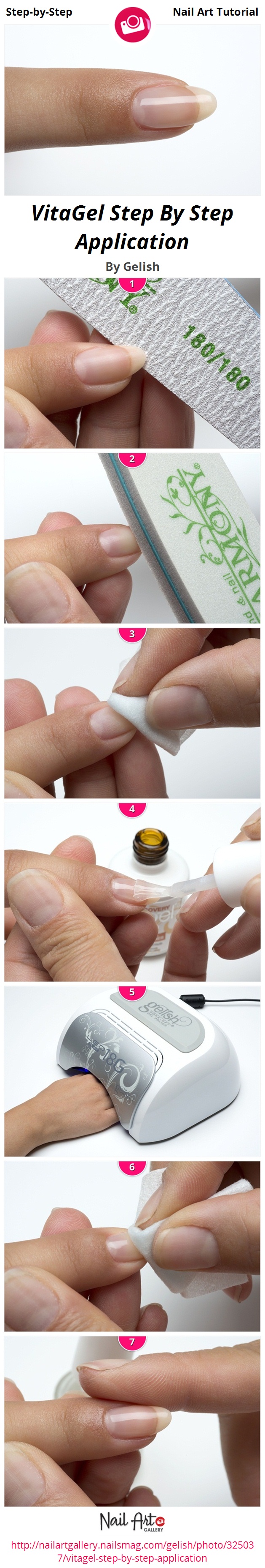 VitaGel Step By Step Application - Nail Art Gallery