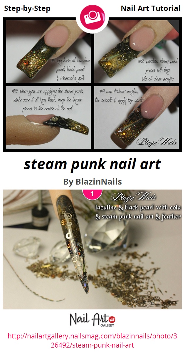 steam punk nail art - Nail Art Gallery