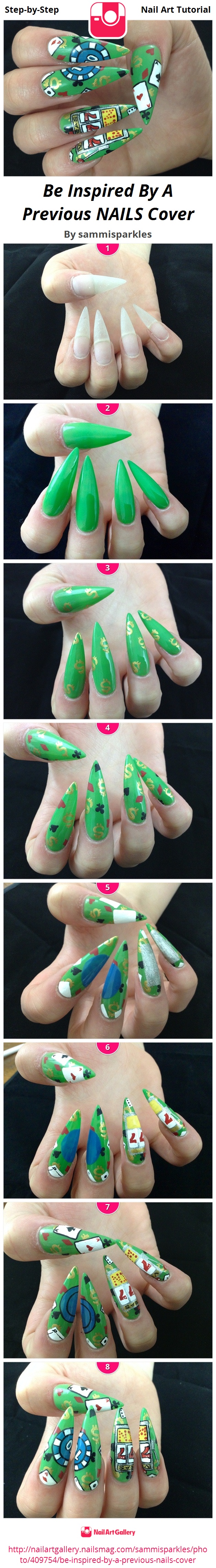 Be Inspired By A Previous NAILS Cover - Nail Art Gallery