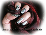 Water Marble Black and White