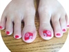Pedicure With Stamping