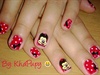 inspired micky and minnie nails