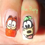inspired by stoney cute&quot;goofy &amp; garfiel&quot;