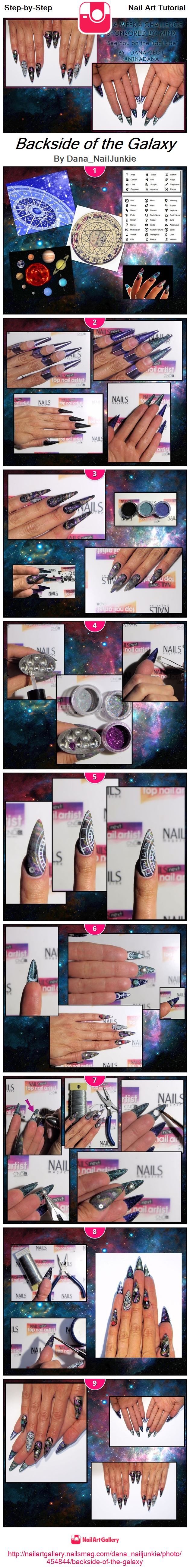 Backside of the Galaxy - Nail Art Gallery