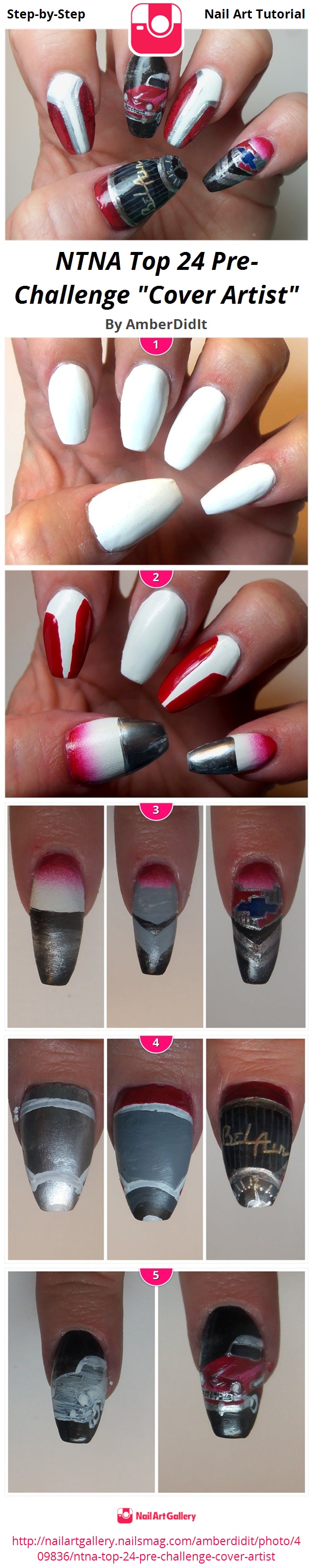 NTNA Top 24 Pre-Challenge "Cover Artist" - Nail Art Gallery