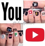 YouTube Gamer Nails