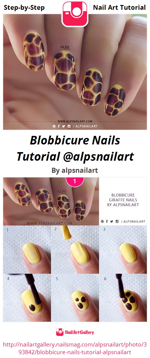 Blobbicure Nails Tutorial @alpsnailart - Nail Art Gallery