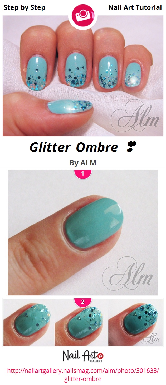 Glitter Ombre ❣ - Nail Art Gallery
