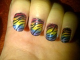 Rainbow Nails