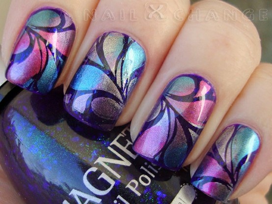 tutorial for these awesome nails - Nail Art Gallery