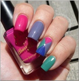 Colorblock nails - I want to try this!