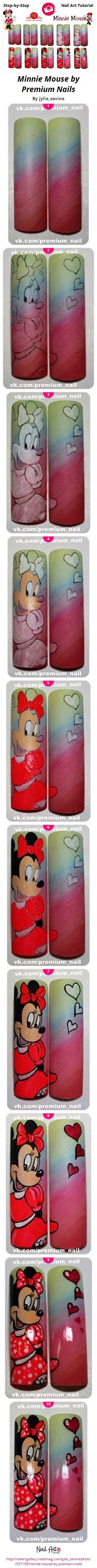 Minnie Mouse by Premium Nails - Nail Art Gallery