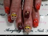 fall nails scarecrow 