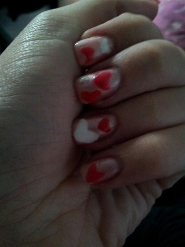 Valentines nails