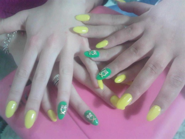 yellow and green together forever