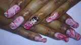 Betty Boop Supports Breast Cancer