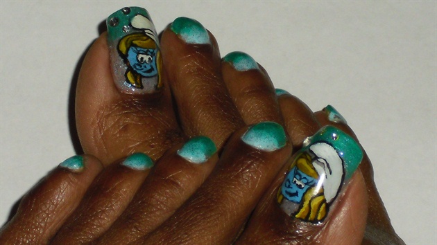 Smurfette Toes
