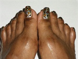 Leopard Bling Toes
