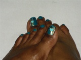 Teal You Be My Valentine (Toes)