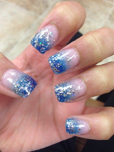 Sparkly Blue Ombr&#233;
