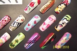 assortment of nail art board