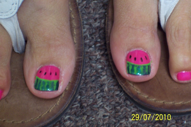 watermelon french toes