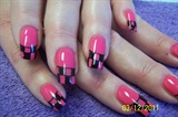 pink checkerboard french !