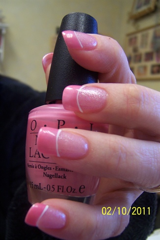 pink tip french