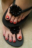 toes on fire !!