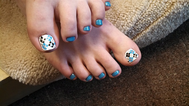 Danielle&#39;s Argyle toes