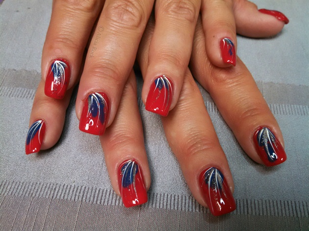 Red White and Blue Whisps