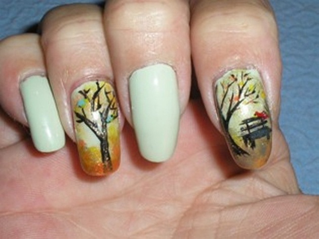fall nails (rt hand)