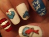 Dr. Seuss day nails 2020