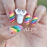 Rainbow Nails by Alpsnailart