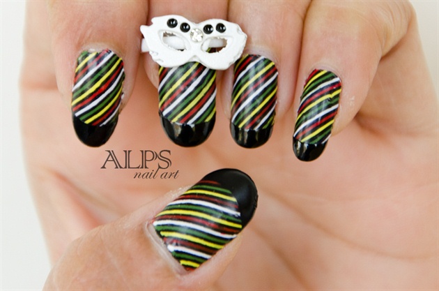 Stripes Nails by Alpsnailart
