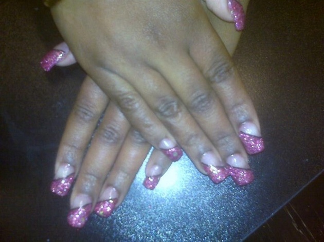 Pink sparkles