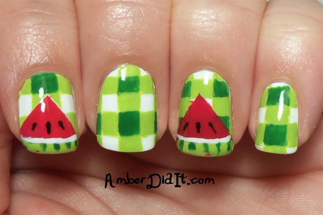 Watermelon Nails