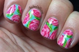 LIlly Pulitzer inspired flowers