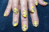 LSU nail art