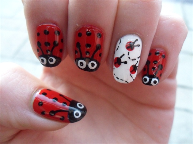 ladybird nails