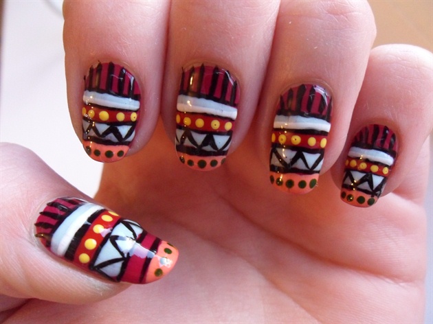 tribal nails