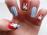 Miffy nail art