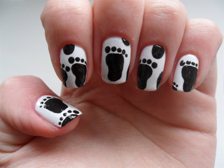 Foot Print nails  Nail Art Gallery