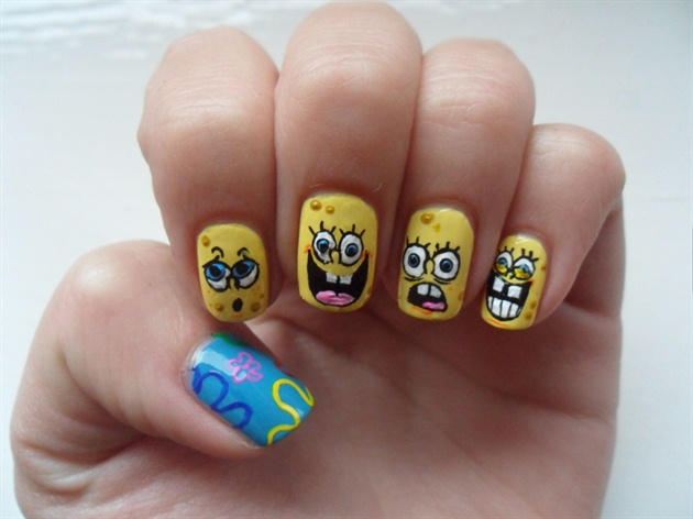 SpongeBob nails