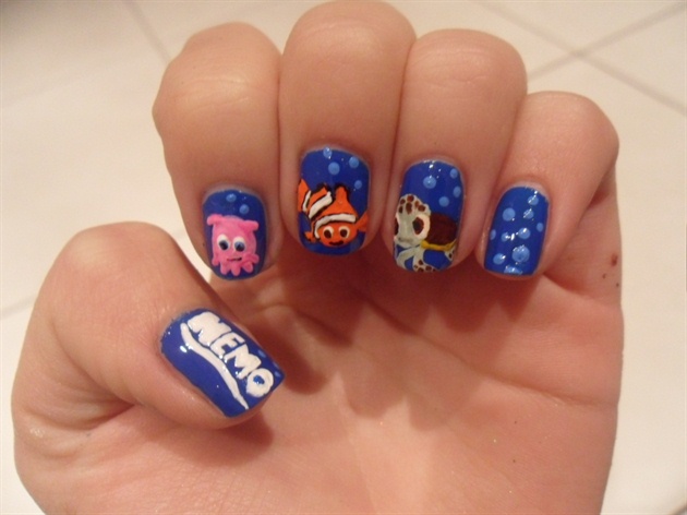 Finding Nemo nails