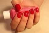 Simply red nails