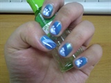 3 layer of blue (left hand)