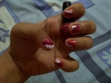 pink abstract (left hand)