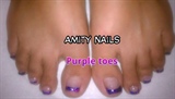purple toes