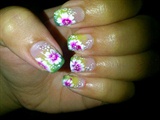 floral nails